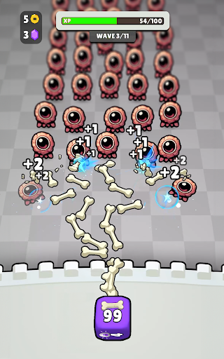 Captura de pantalla de Dice vs Monsters: Defensa Idle