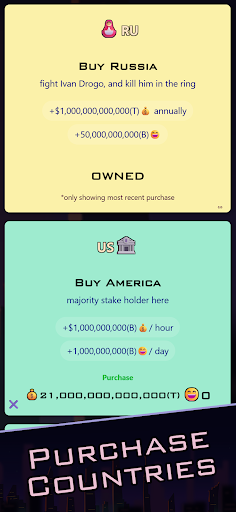 Captura de pantalla de Idle Trillionaire: Money Game