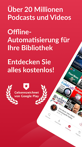 Offline Podcast App: Player FM Screenshot