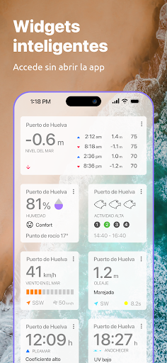 Captura de pantalla de Nautide: Mareas, Viento, Olas+