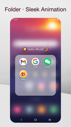Captura de pantalla de DNA Launcher ‧ Home Screen