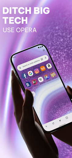 Captura de pantalla de Opera: Private Web Browser