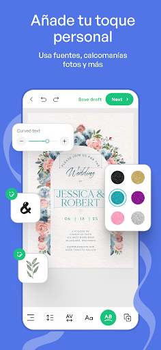 Captura de pantalla de Crea Tarjetas de Invitación