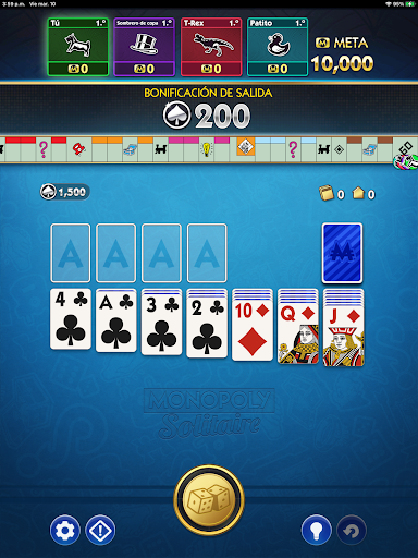 Captura de pantalla de Juegos: MONOPOLY Solitaire