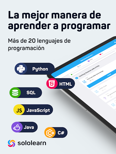 Captura de pantalla de Sololearn: Learn to code