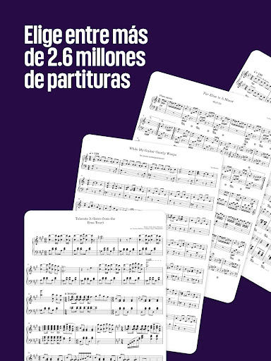 Captura de pantalla de MuseScore－Partituras y Acordes