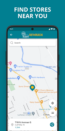 Captura de pantalla de Yesway & Allsup’s Rewards