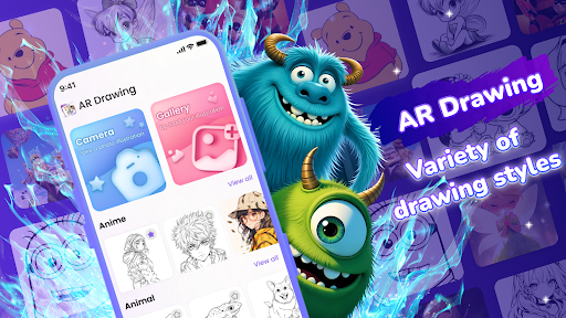 Captura de pantalla de AR Sketch: Trace Drawing