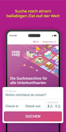 Cozycozy: Alle Unterkünfte Screenshot