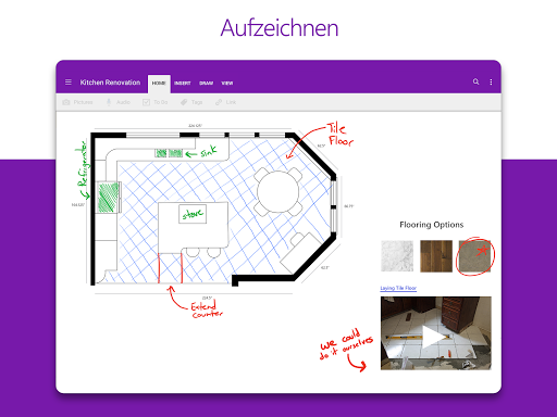 Microsoft OneNote: Save Notes Screenshot