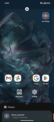 Captura de pantalla de Nova Launcher