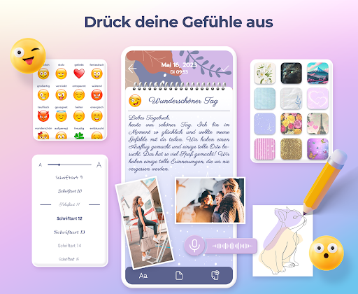 Mein Tagebuch mit Code Screenshot