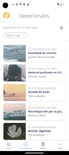 Captura de pantalla de Nuestro Pan Diario