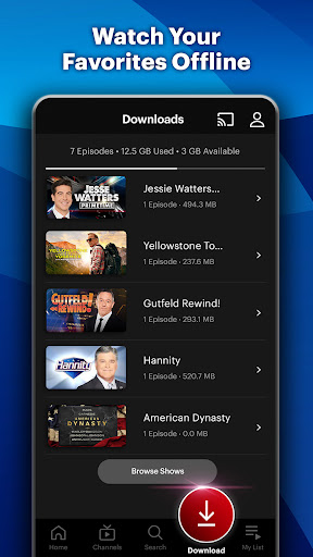 Captura de pantalla de FOX Nation: Celebrate America