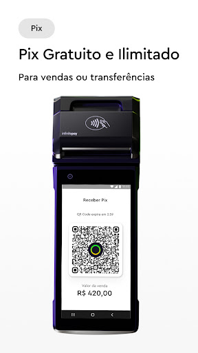 InfinitePay Tap, Conta, Cartão screenshot