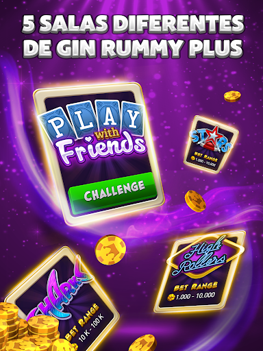 Captura de pantalla de Gin Rummy Plus