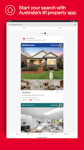 Captura de pantalla de realestate.com.au - Property
