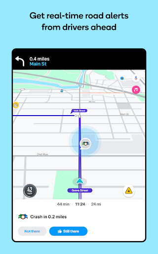 Captura de pantalla de Waze Navegación y Tráfico