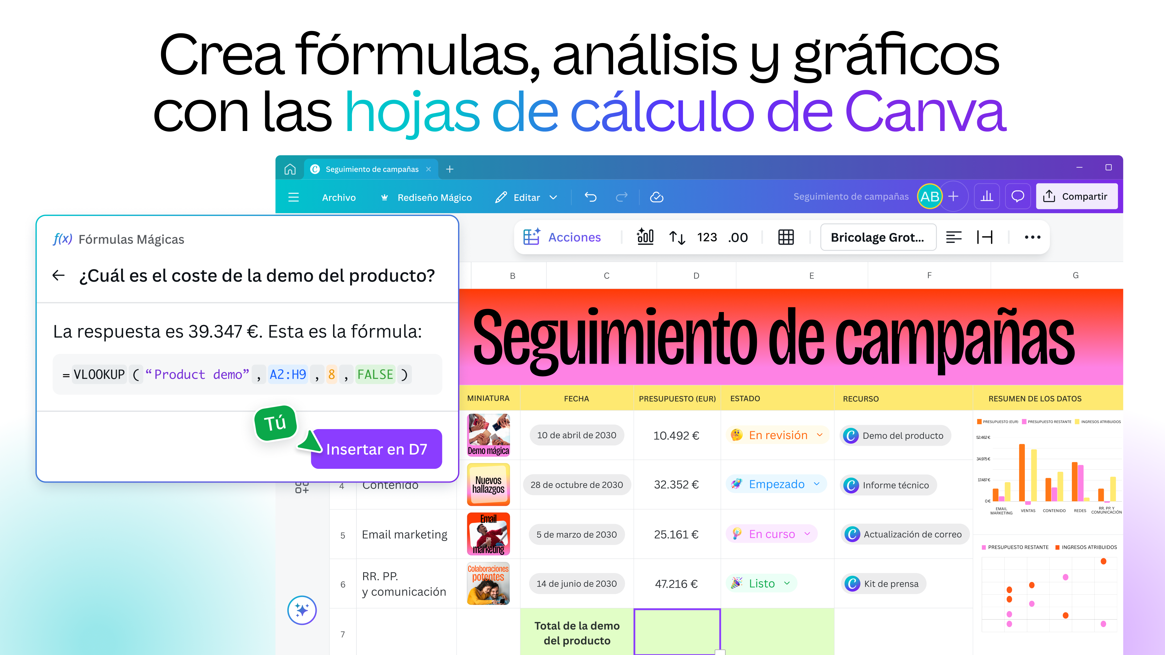 Captura de pantalla de Canva