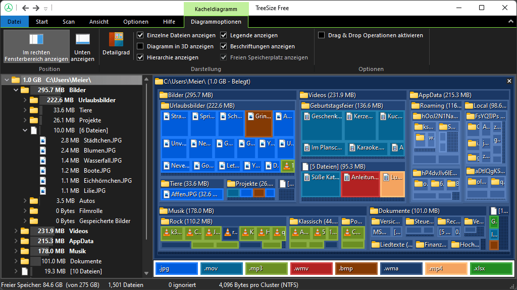 TreeSize Free Screenshot