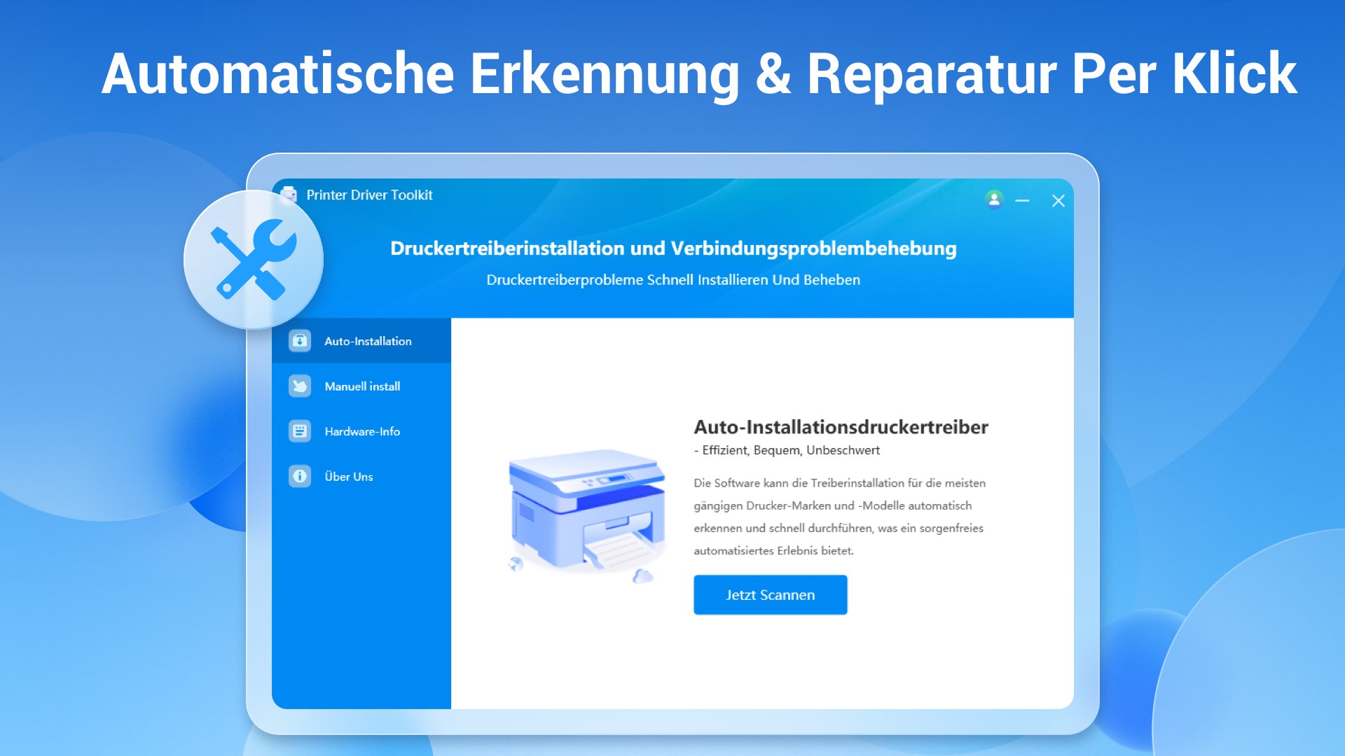 Printer Driver - Druckertreiber Fehlerbehebung Screenshot