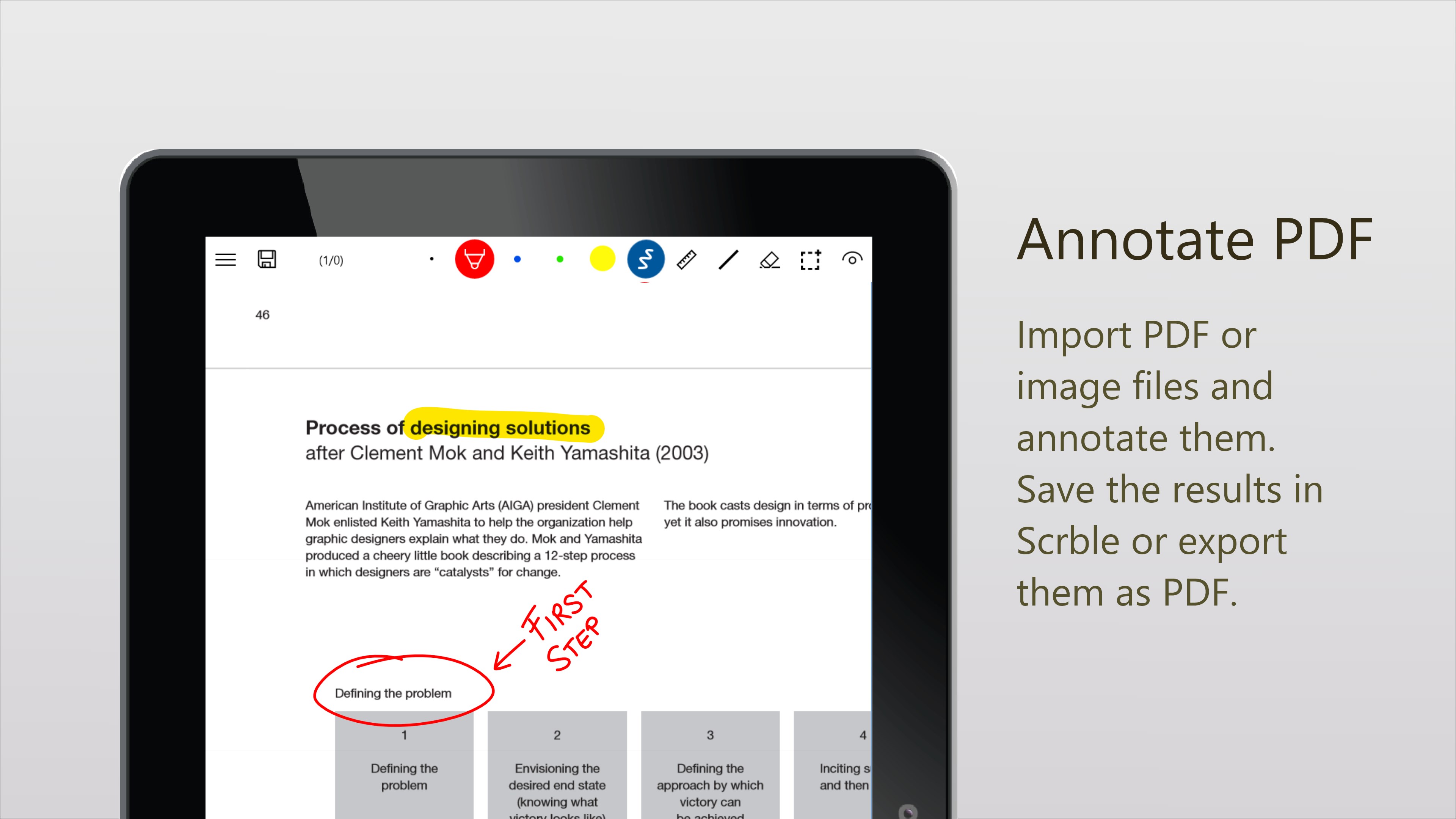Scrble Ink screenshot