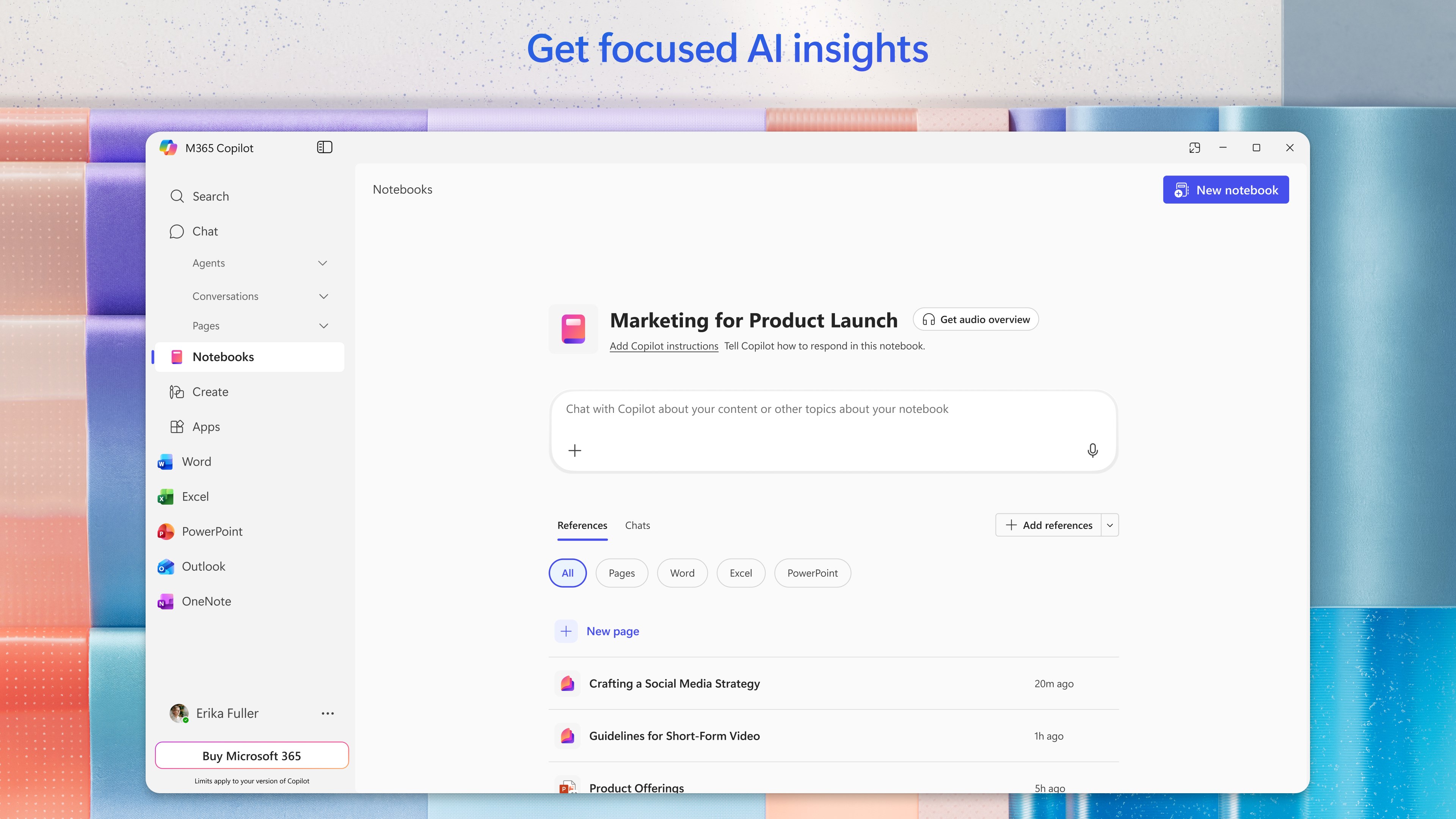 Microsoft 365 Copilot screenshot