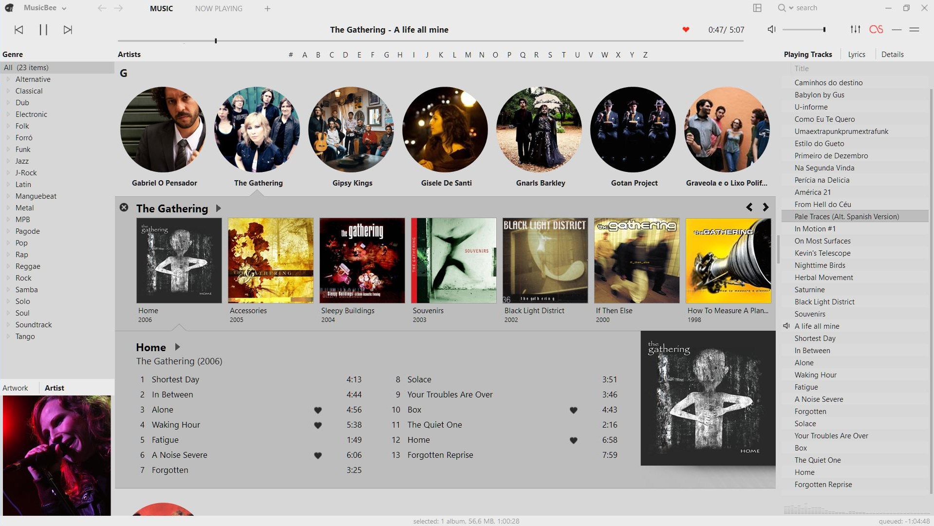MusicBee screenshot