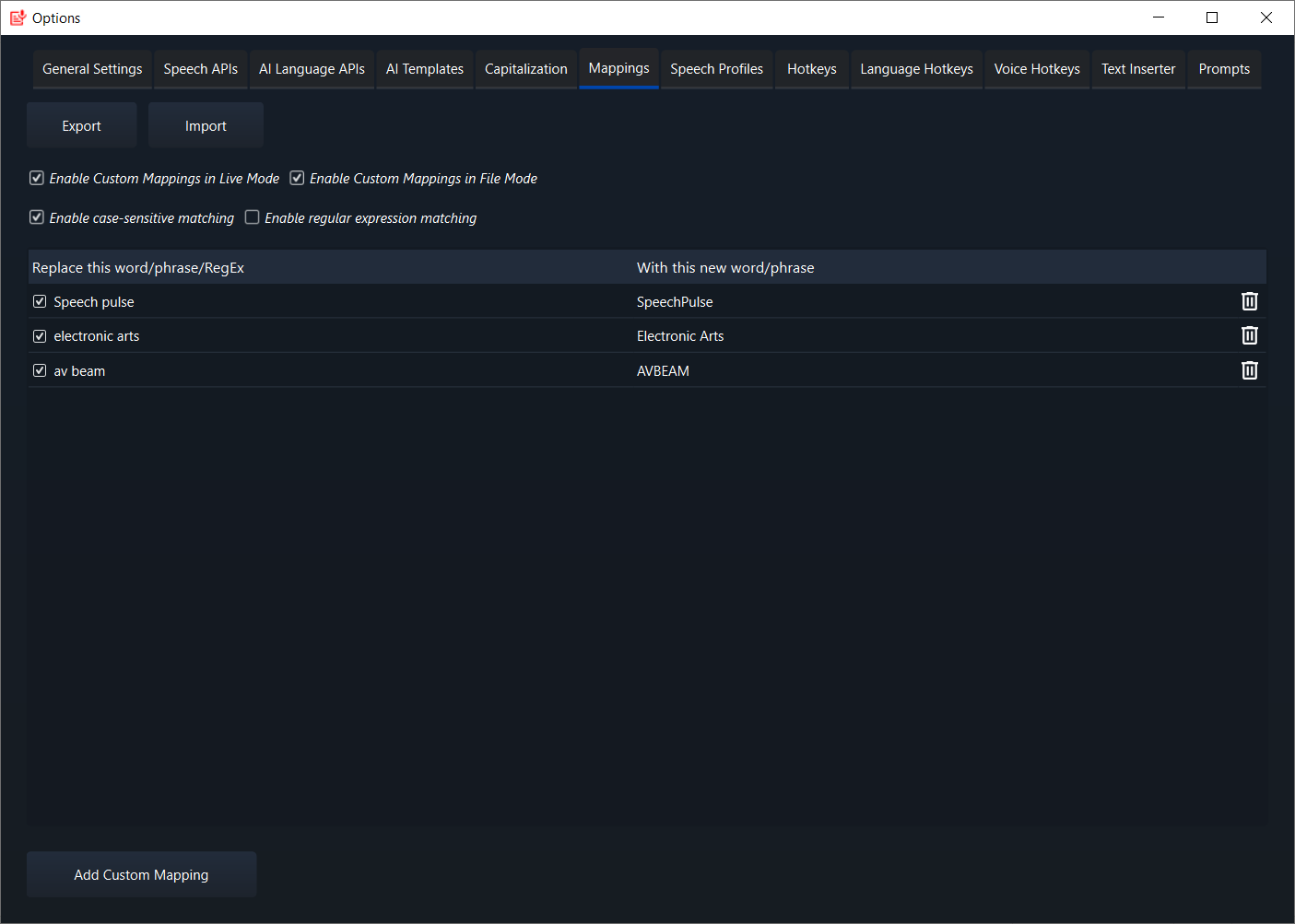 SpeechPulse Speech-to-Text Screenshot