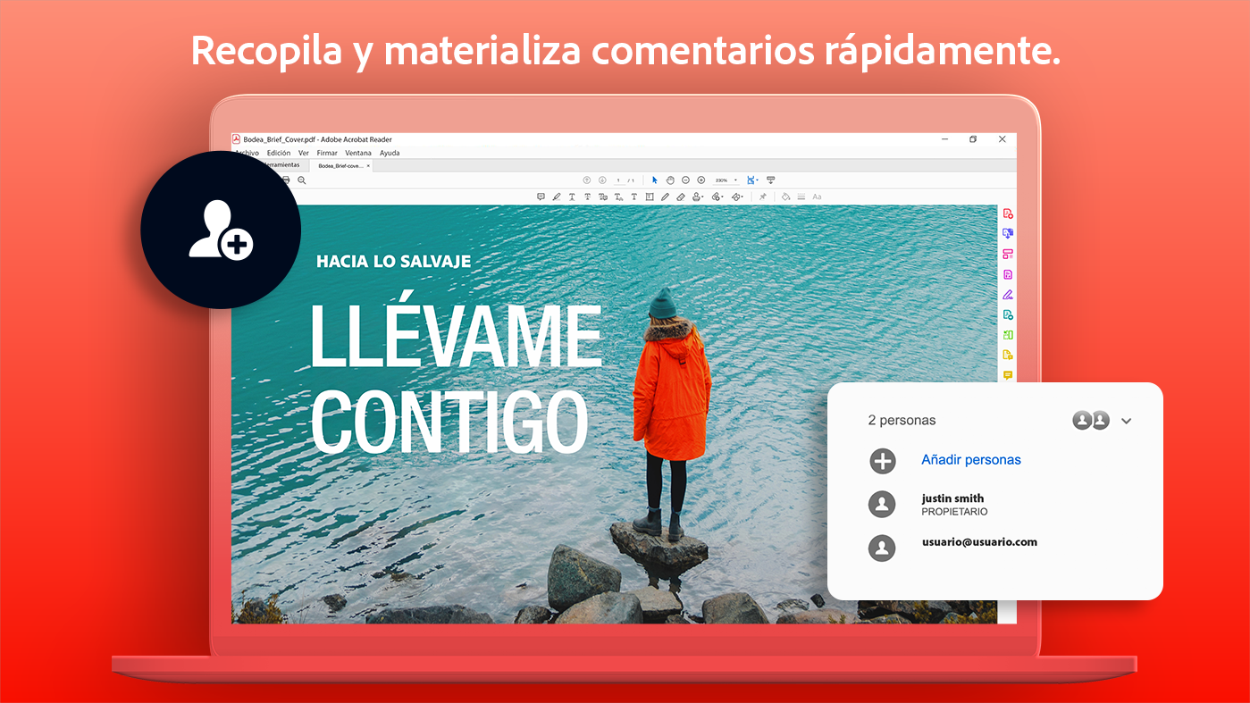 Captura de pantalla de Adobe Acrobat Reader DC