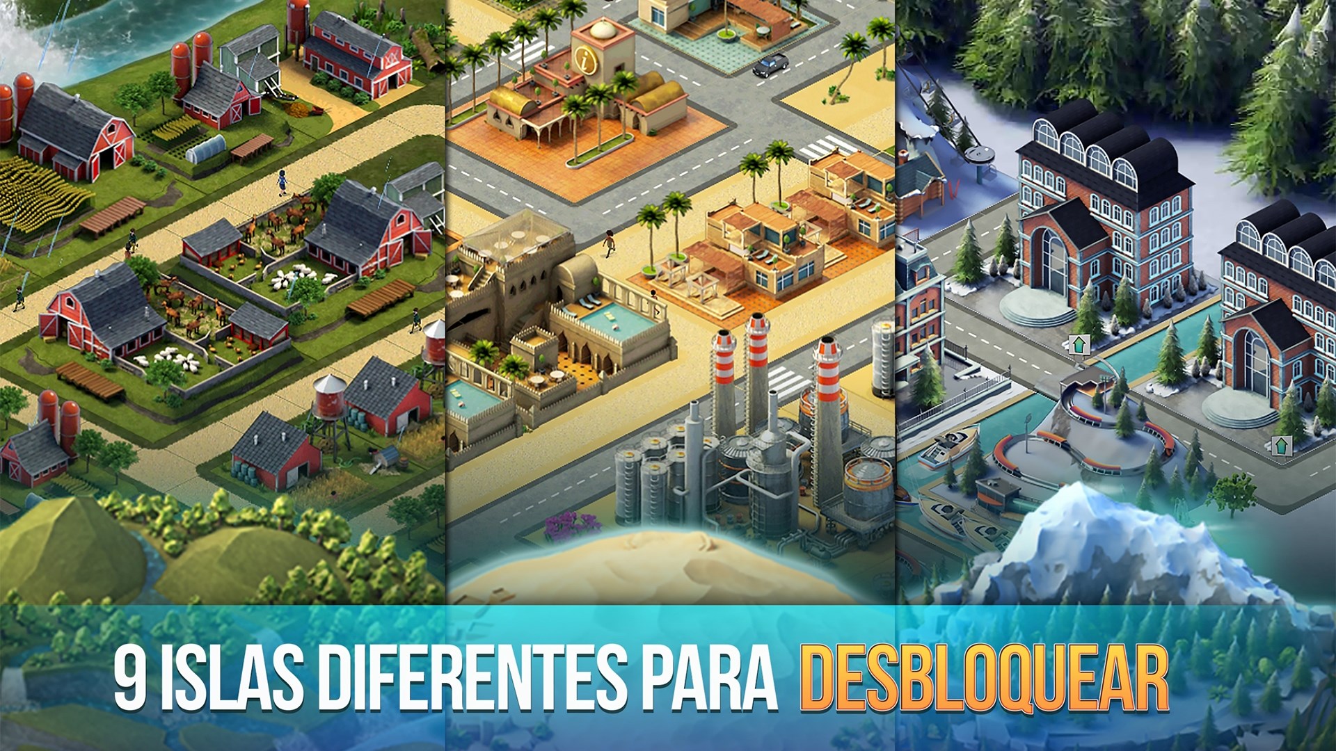 Captura de pantalla de City Island 3 - Building Sim