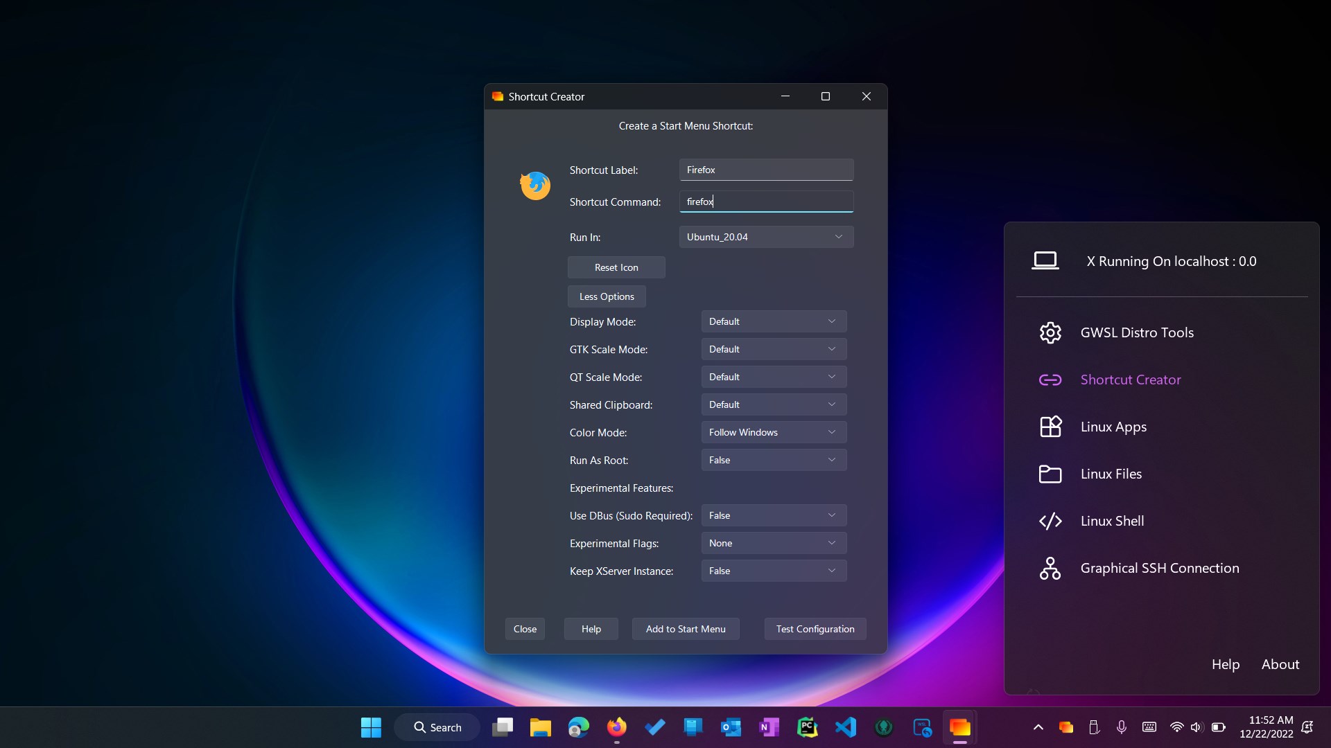 GWSL screenshot