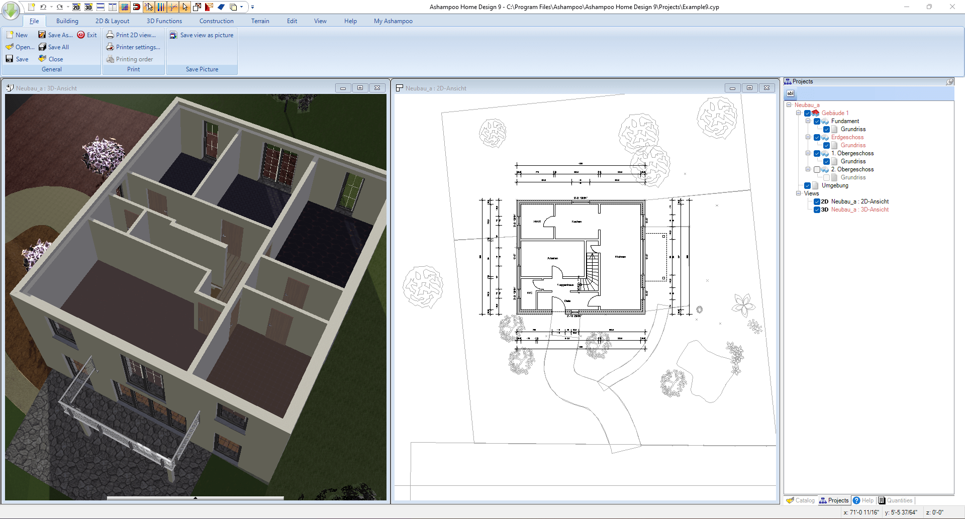 Ashampoo Home Design 9 screenshot