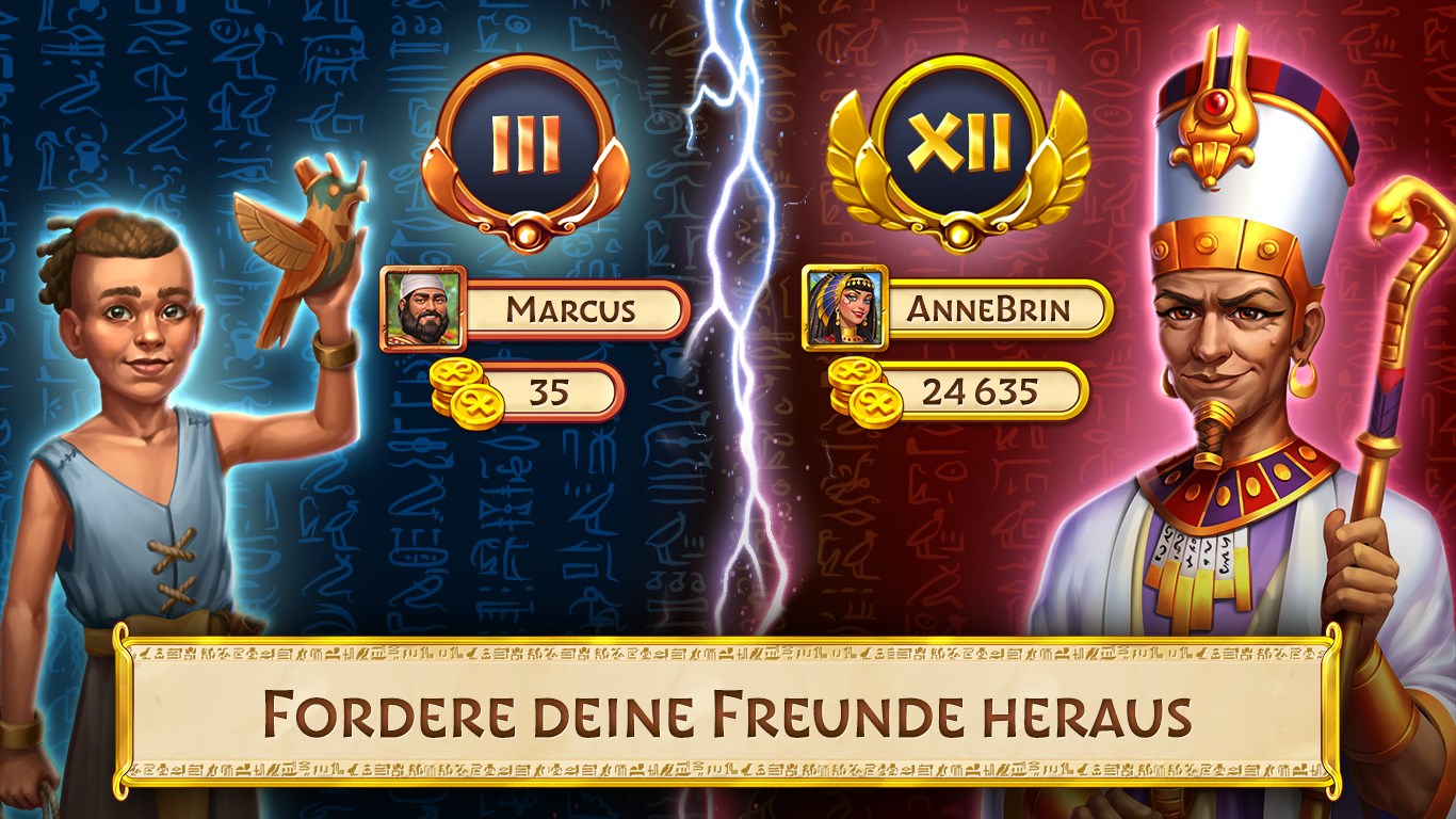 Jewels of Egypt: 3-Gewinnt Puzzles Screenshot