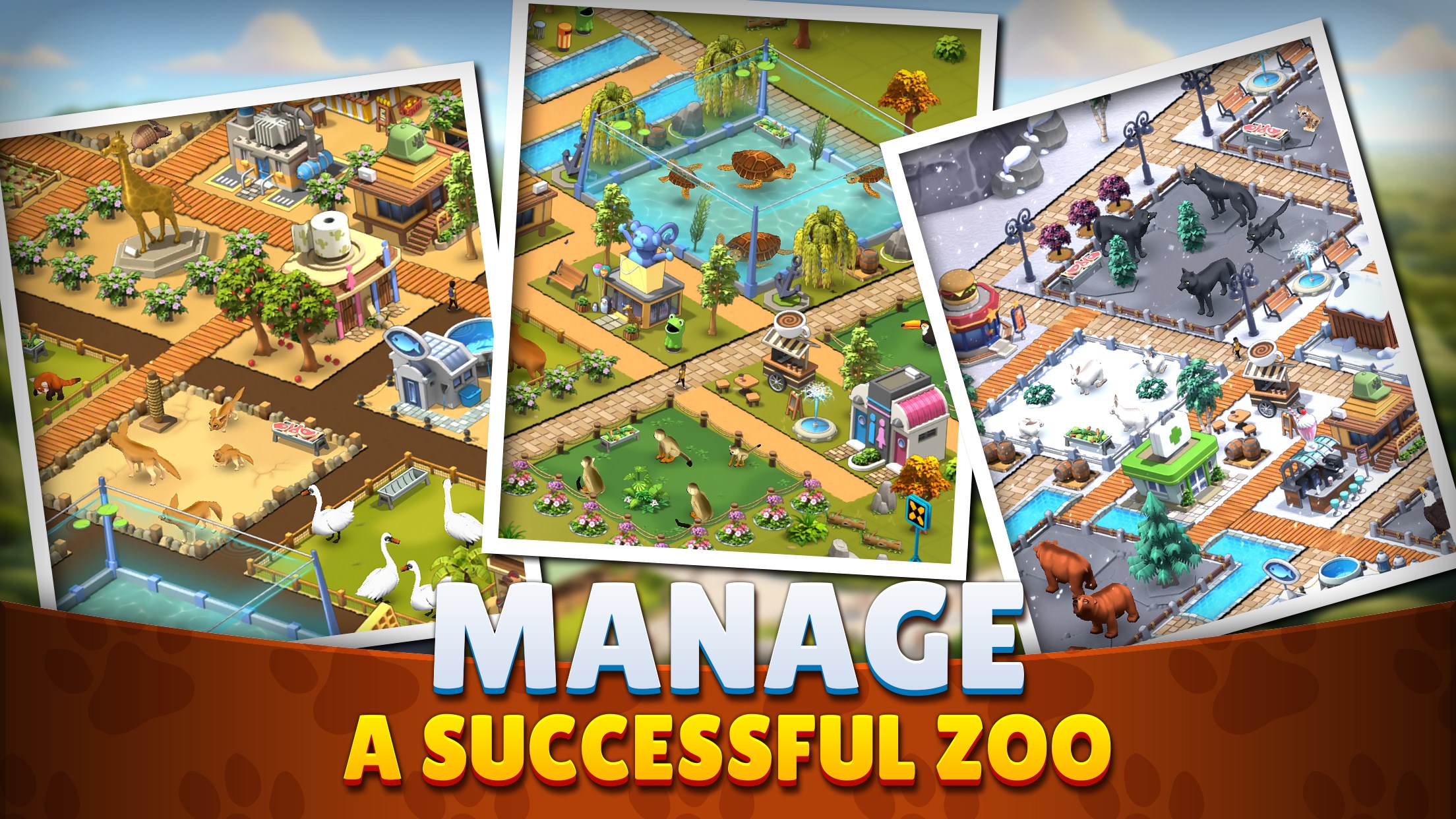 Zoo Island: Wild Family Park screenshot