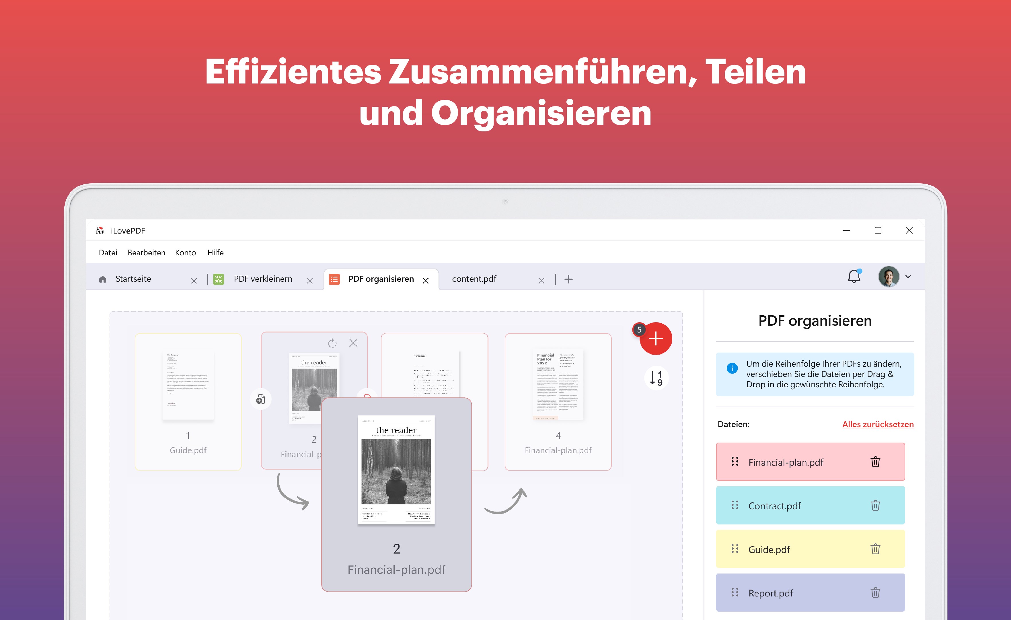 iLovePDF: PDF-Reader und -Editor Screenshot