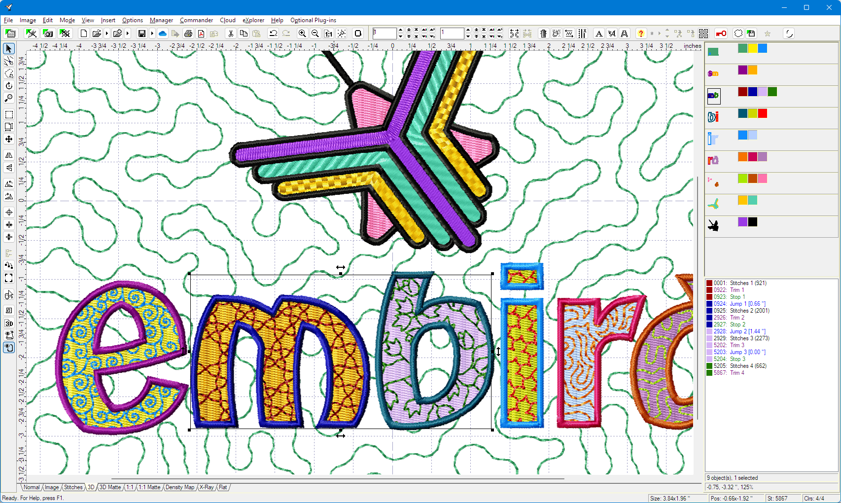 Embird Sticksoftware Screenshot