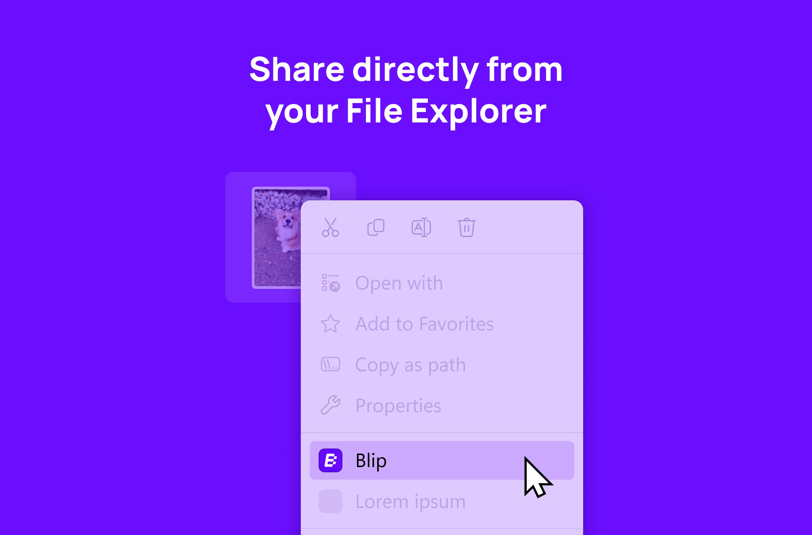 Blip Transfer screenshot