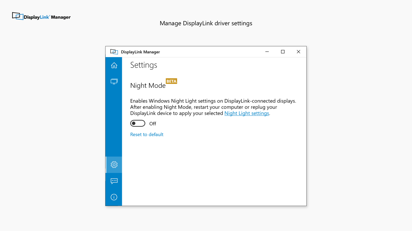 DisplayLink Manager Screenshot