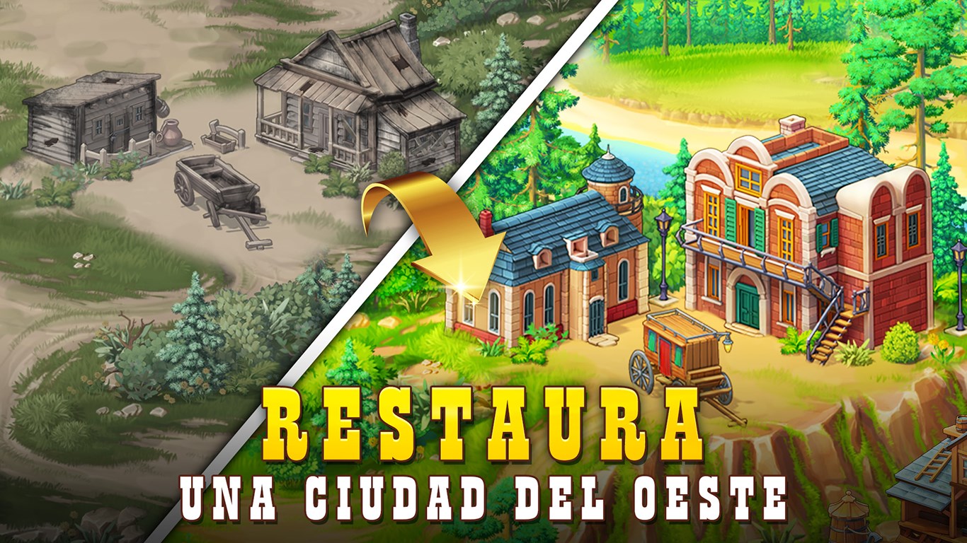 Captura de pantalla de Sheriff of Mahjong: une fichas, renueva la ciudad