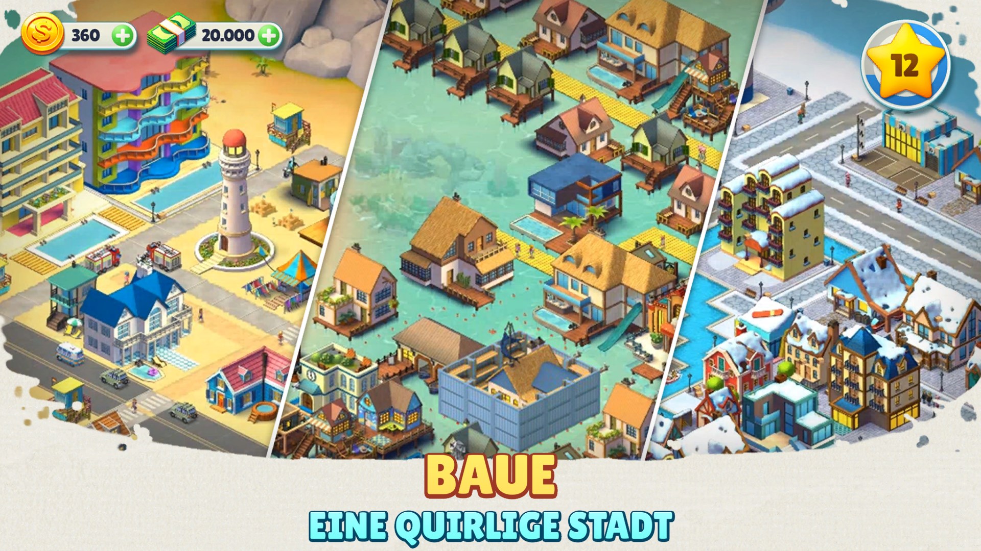 Cozy Town: Build Explore-Spiel Screenshot