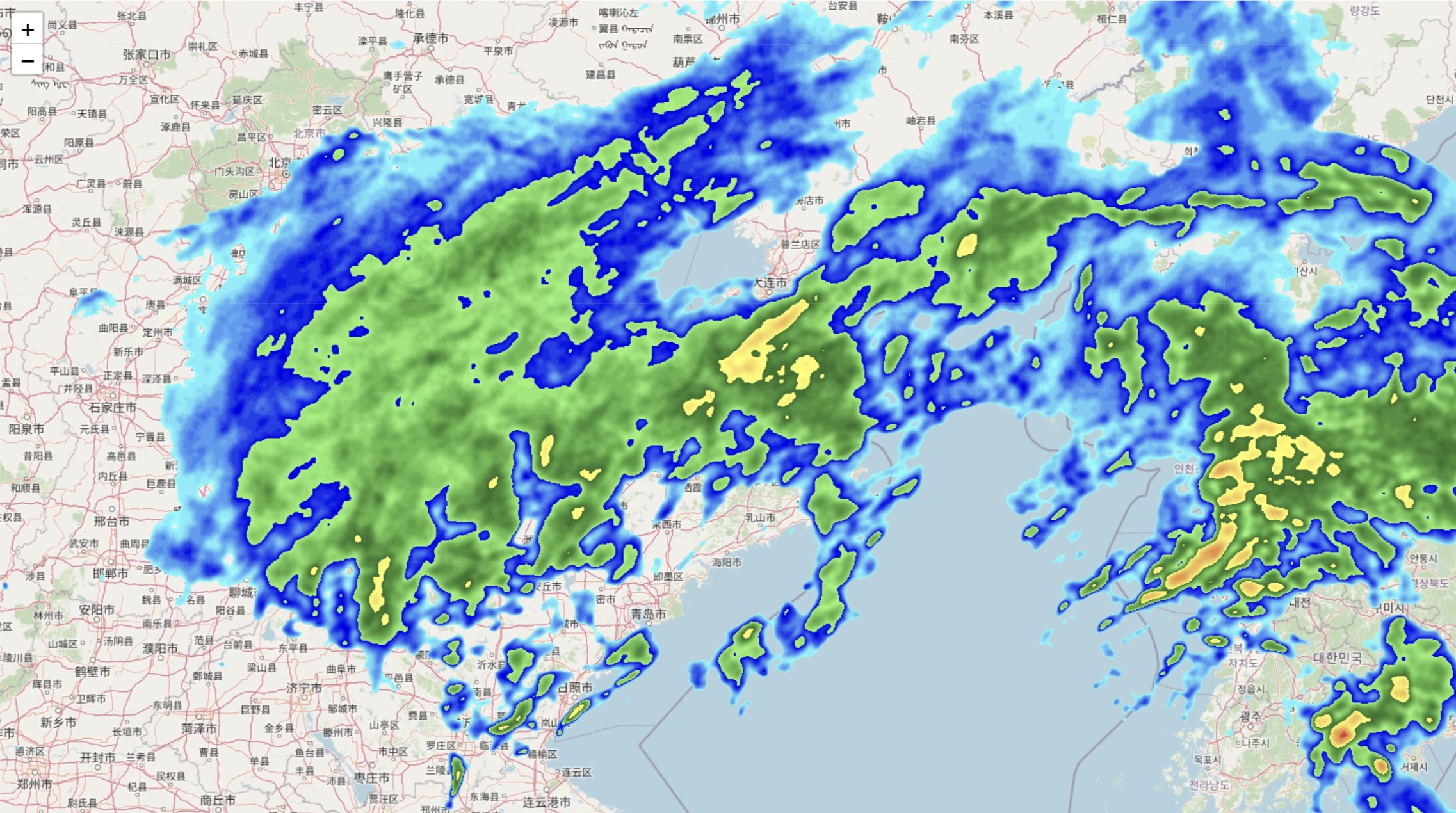 Wetterradar Pro. Screenshot