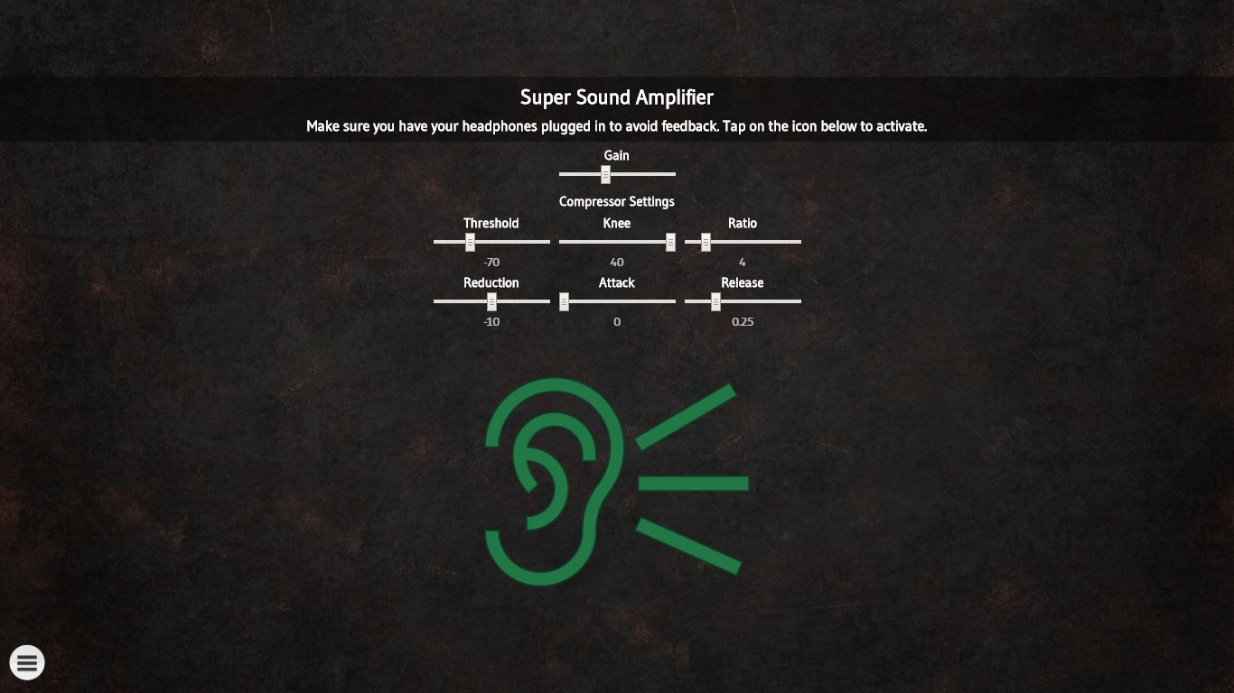 Super Sound Amplifier screenshot