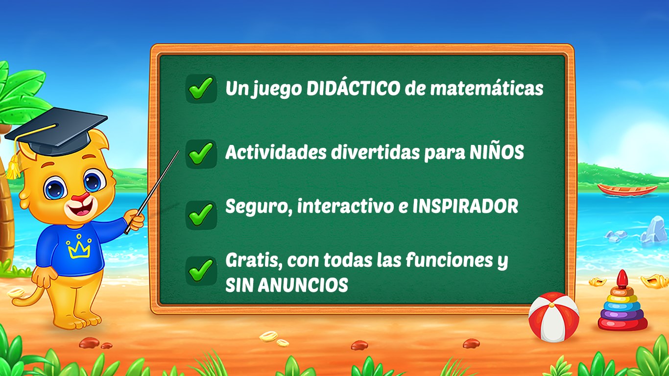 Captura de pantalla de Math Kids - suma, resta, cuenta y aprende