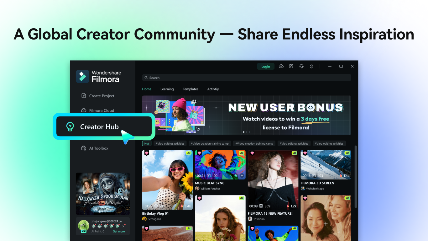 Wondershare Filmora - AI Video Editor screenshot