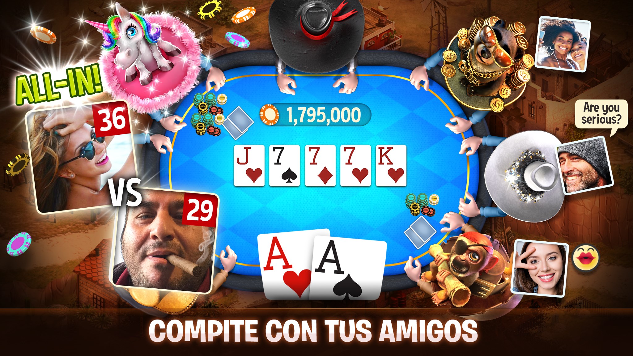 Captura de pantalla de Governor of Poker 3