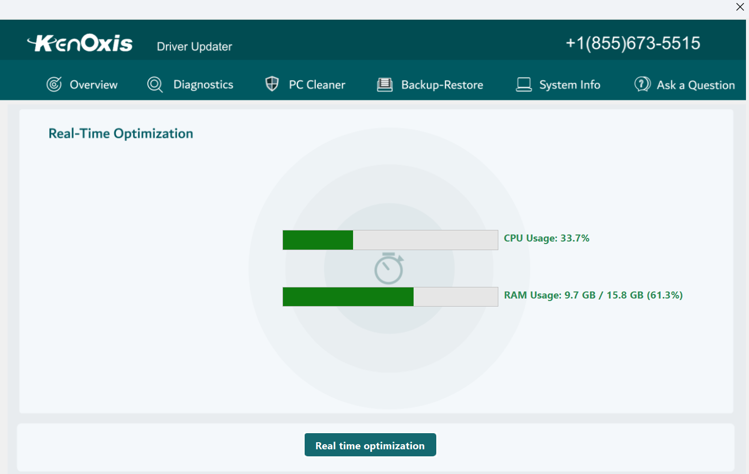 kenoxis driver updater screenshot