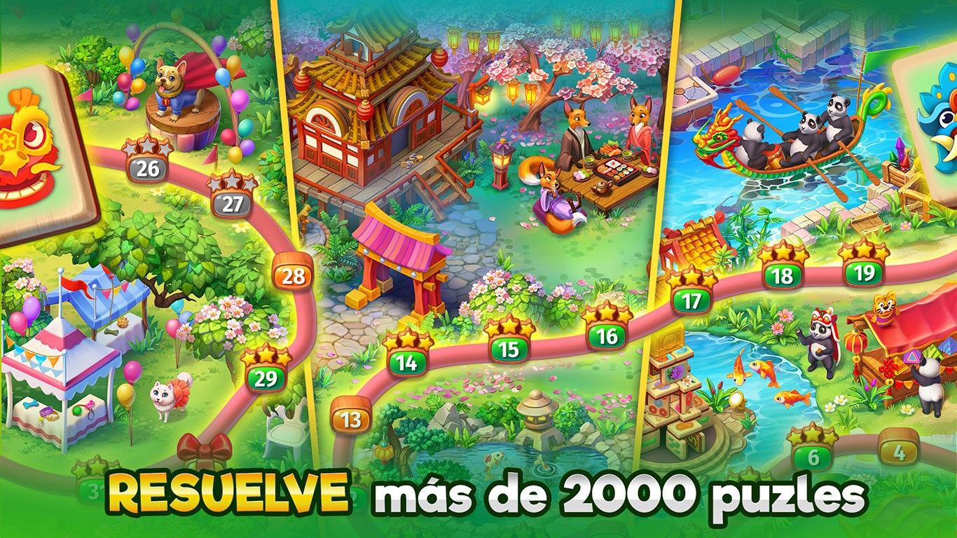 Captura de pantalla de Mahjong Journey: Puzles de combinar fichas