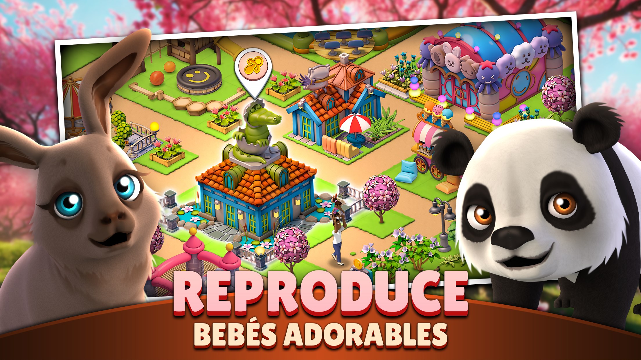 Captura de pantalla de Zoo Life: Animal Park Game