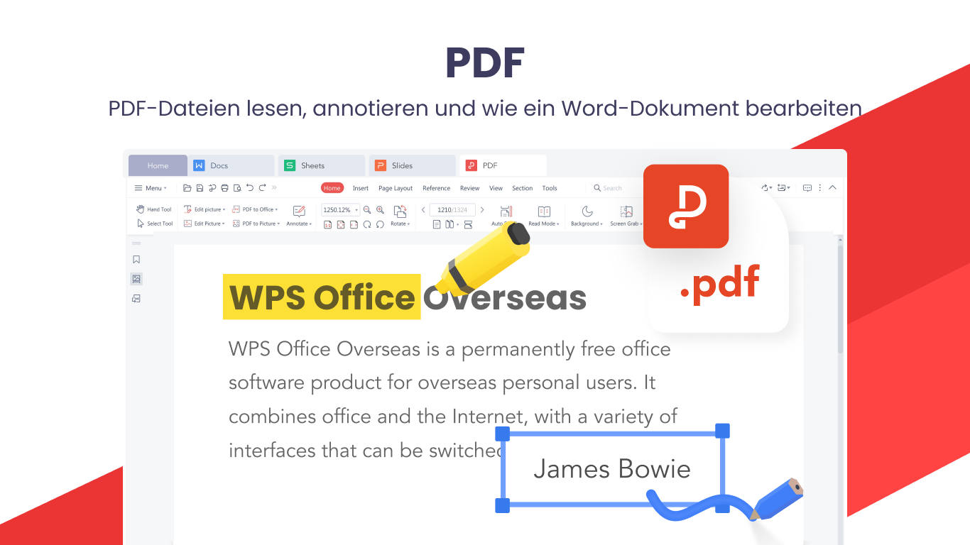 WPS Office Suite - PDF, Docs, Spreadsheet, Slide View & Edit Screenshot